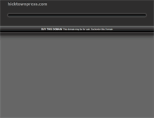 Tablet Screenshot of hicktownpress.com